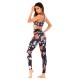 Women Color Print Yoga Set